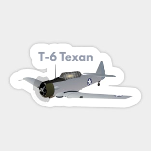 T-6 Texan Trainer Aircraft Sticker